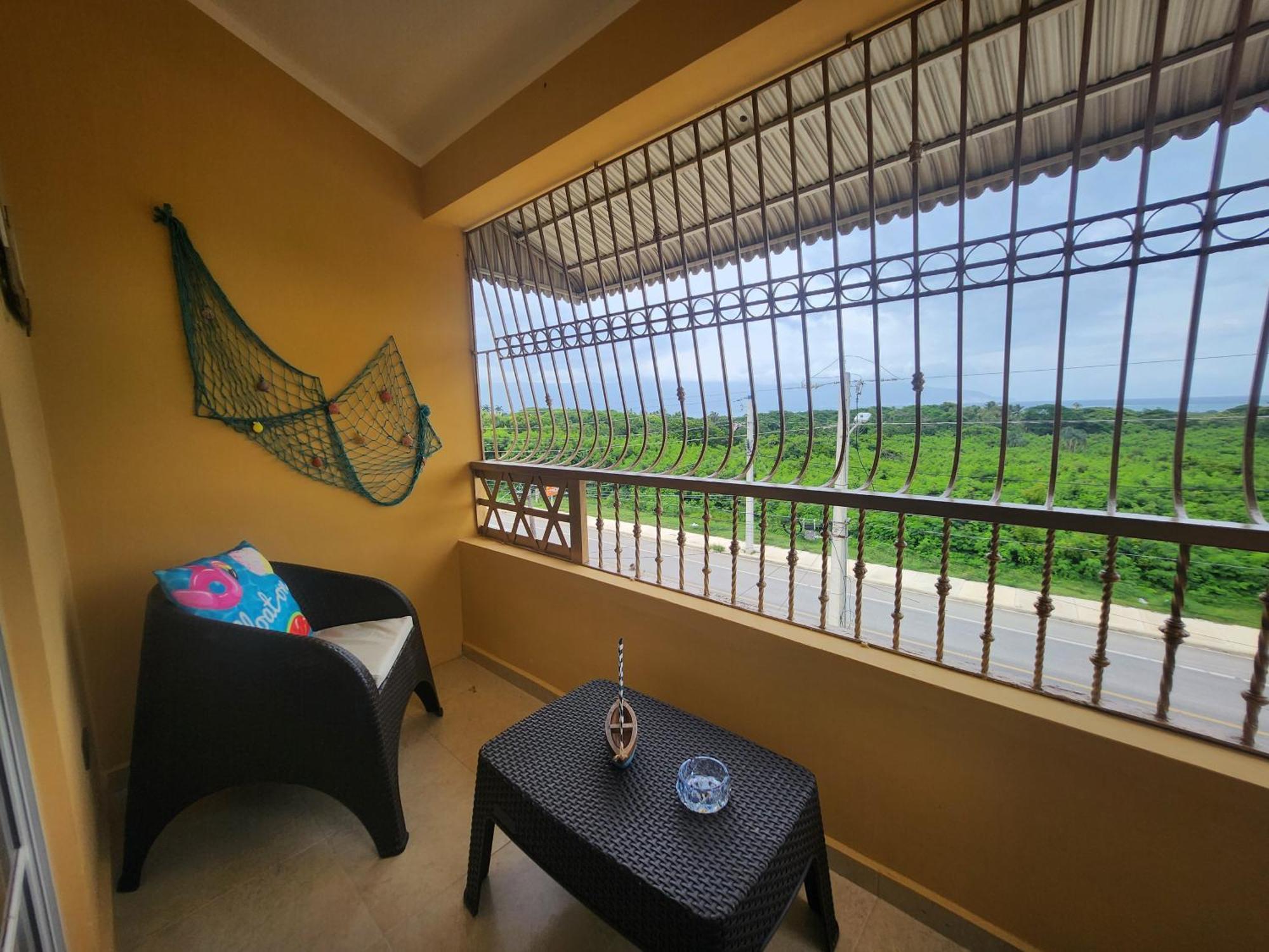 Casita Linda Larimar - 2Br Apartment With Rooftop, Bay Views, Fast Wifi, Near Beach In Barahona エクステリア 写真