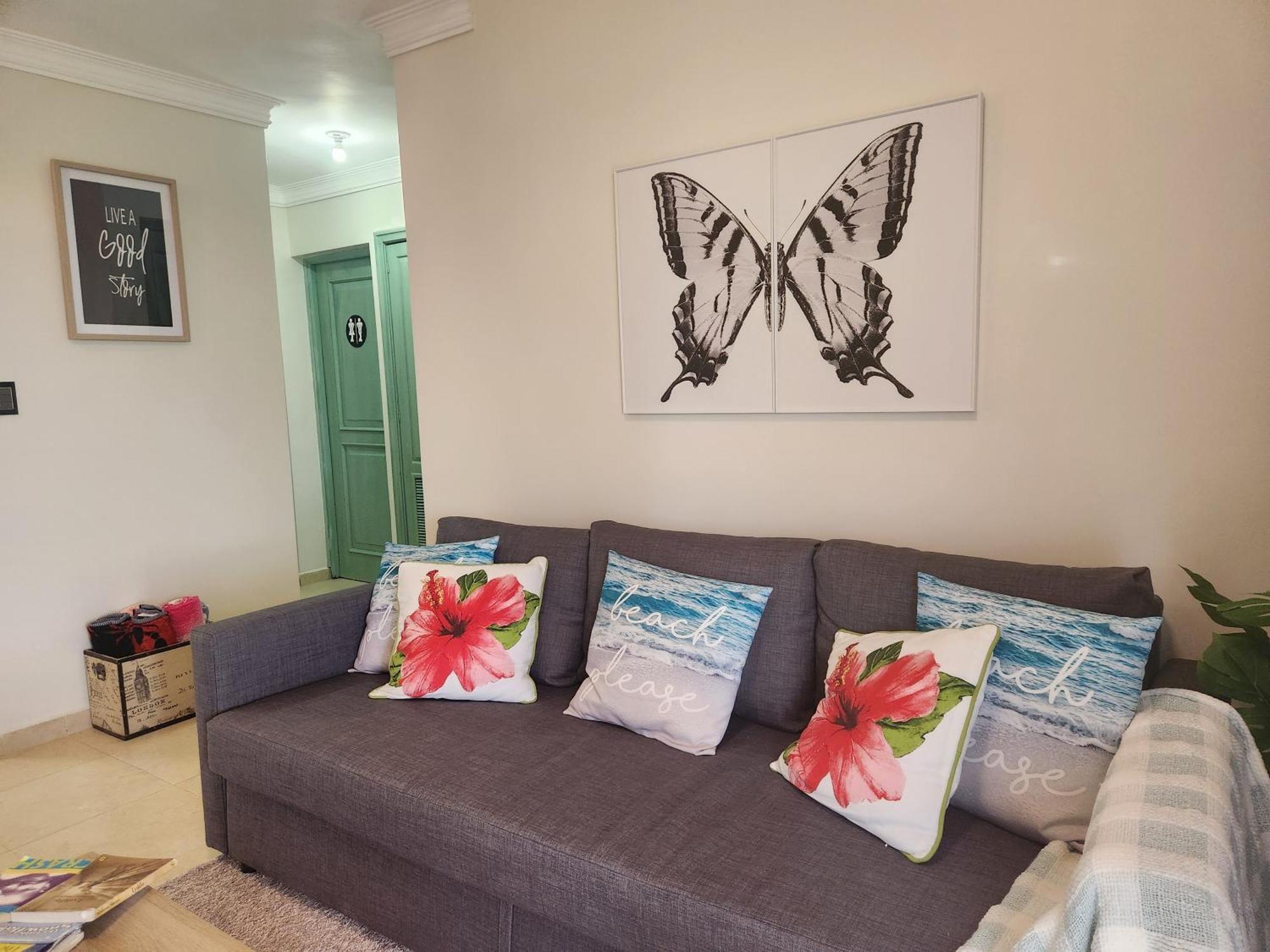 Casita Linda Larimar - 2Br Apartment With Rooftop, Bay Views, Fast Wifi, Near Beach In Barahona エクステリア 写真