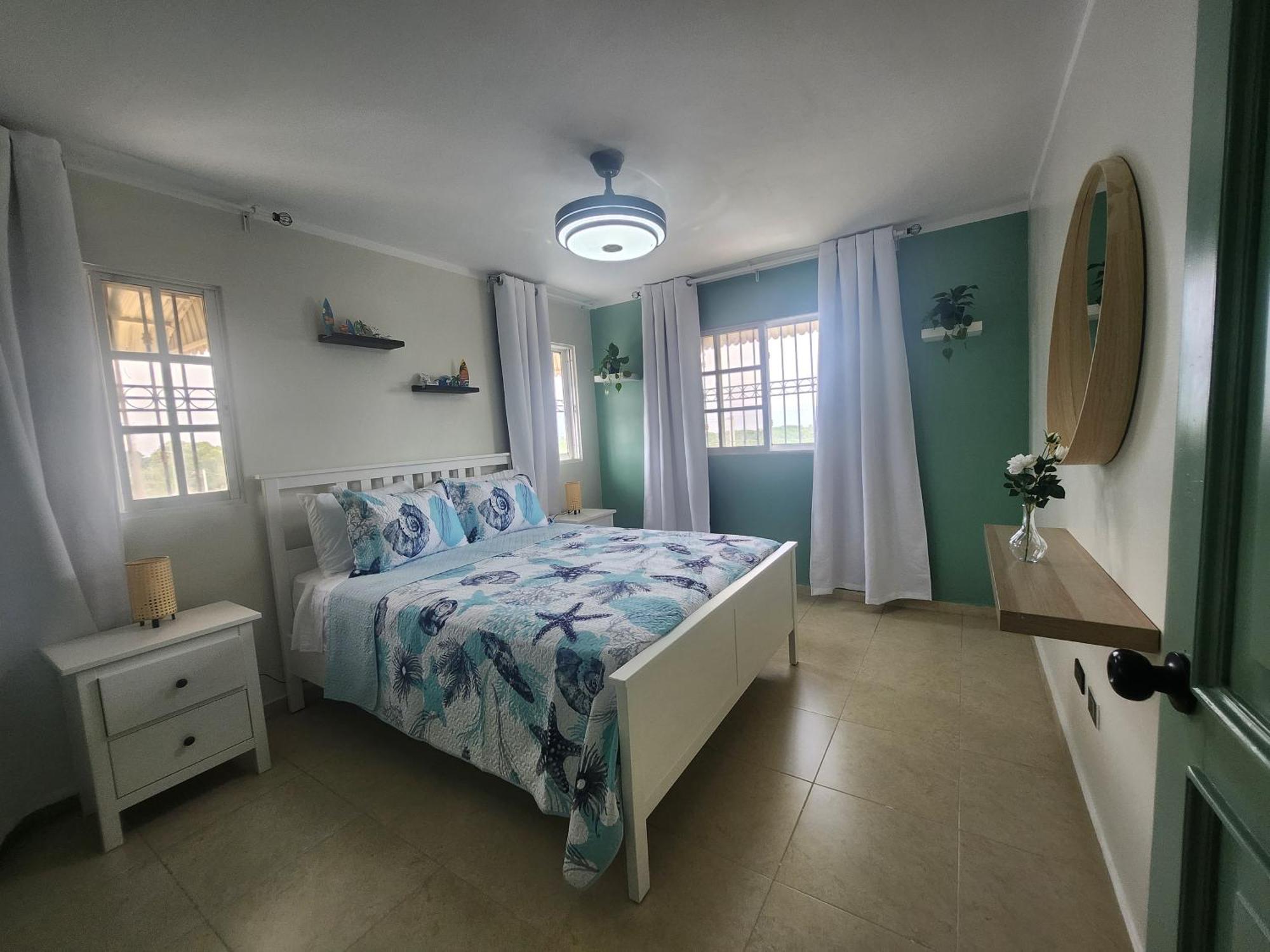 Casita Linda Larimar - 2Br Apartment With Rooftop, Bay Views, Fast Wifi, Near Beach In Barahona エクステリア 写真